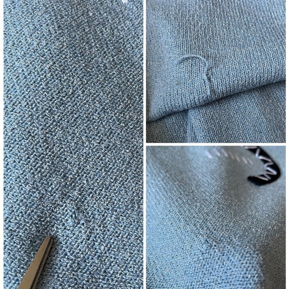 VTG 80s Steve Fabrikant Corky Sweater Shirtdress Dress Wool Blend Art Deco 6 - Picture 13 of 15